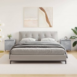 Sonata H Нощни шкафчета 2 бр бетонно сиво 40x30x50 см инженерно дърво - Noptiere