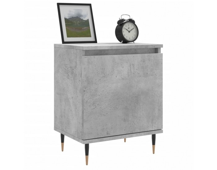 Sonata H Нощни шкафчета 2 бр бетонно сиво 40x30x50 см инженерно дърво