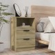 Sonata Noptiere, 2 buc., stejar sonoma, lemn prelucrat