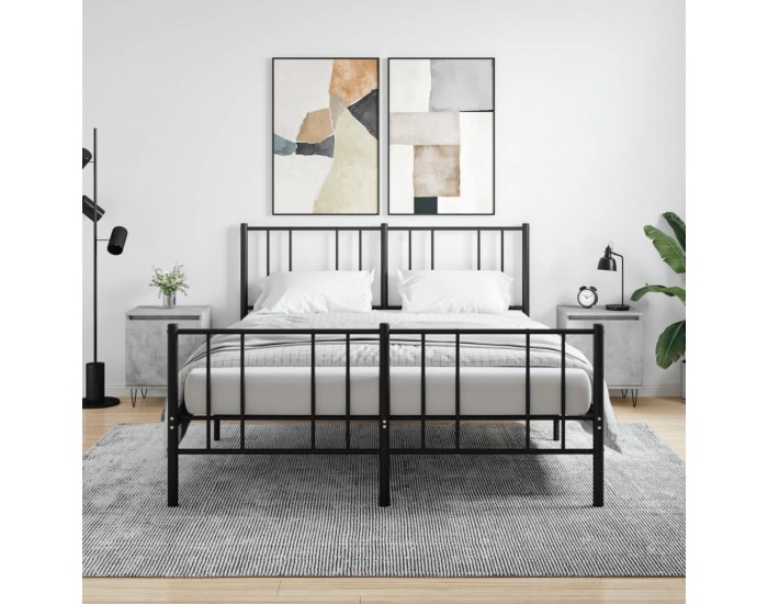 Sonata H Нощни шкафчета 2 бр бетонно сиво 40x30x50 см инженерно дърво
