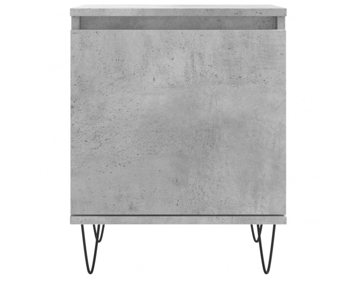 Sonata H Нощни шкафчета 2 бр бетонно сиво 40x30x50 см инженерно дърво