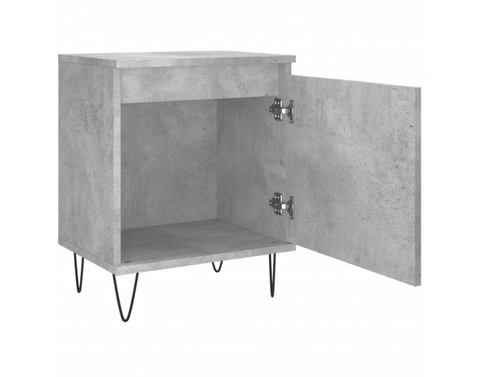 Sonata H Нощни шкафчета 2 бр бетонно сиво 40x30x50 см инженерно дърво