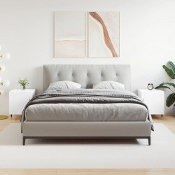 Sonata H Нощни шкафчета 2 бр бели 40x40x50 см инженерно дърво - Noptiere