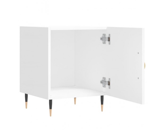 Sonata H Нощни шкафчета 2 бр бели 40x40x50 см инженерно дърво