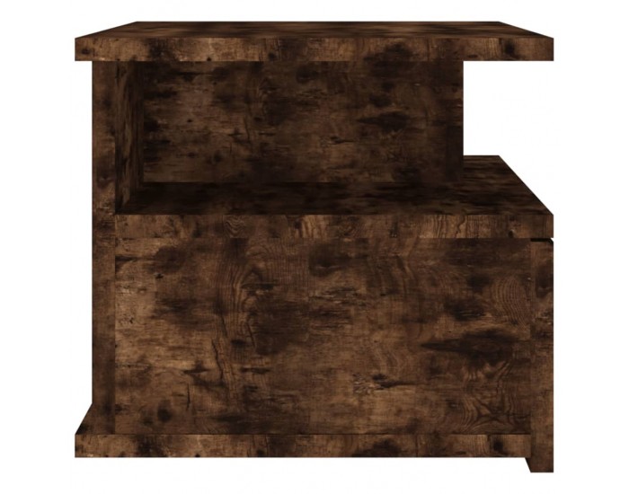 Sonata H Плаващи нощни шкафчета 2 бр опушен дъб 40x31x27 см инж. дърво