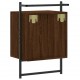Sonata H Нощно шкафче стенно кафяв дъб 40x30x61 см инженерно дърво