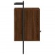 Sonata H Нощно шкафче стенно кафяв дъб 40x30x61 см инженерно дърво