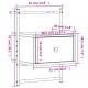 Sonata H Нощно шкафче стенно 2 бр опушен дъб 35x30x51 см инженерно дърво
