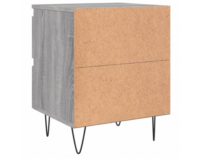 Sonata H Нощни шкафчета 2 бр сив сонома 40x35x50 см инженерно дърво