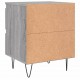 Sonata H Нощни шкафчета 2 бр сив сонома 40x35x50 см инженерно дърво