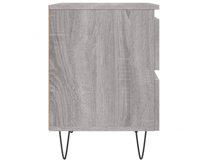 Sonata H Нощни шкафчета 2 бр сив сонома 40x35x50 см инженерно дърво