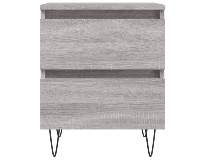 Sonata H Нощни шкафчета 2 бр сив сонома 40x35x50 см инженерно дърво