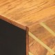 Sonata H Нощно шкафче, кафяво и черно, мангово дърво масив