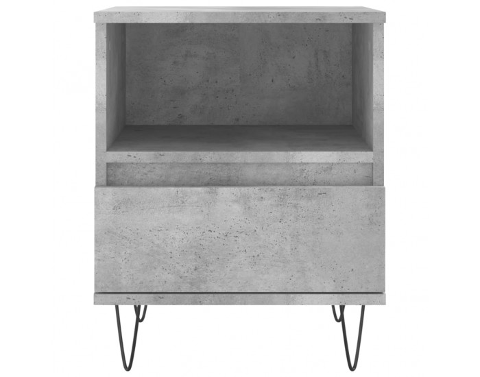 Sonata H Нощни шкафчета 2 бр бетонно сив 40x35x50 см инженерна дървесина