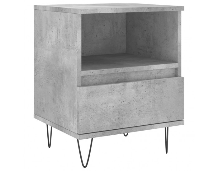 Sonata H Нощни шкафчета 2 бр бетонно сив 40x35x50 см инженерна дървесина