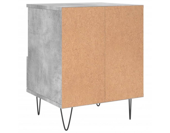 Sonata H Нощни шкафчета 2 бр бетонно сив 40x35x50 см инженерна дървесина