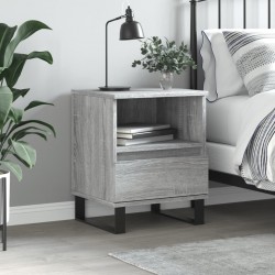 Sonata H Нощно шкафче сив сонома 40x35x50 см инженерно дърво - Noptiere