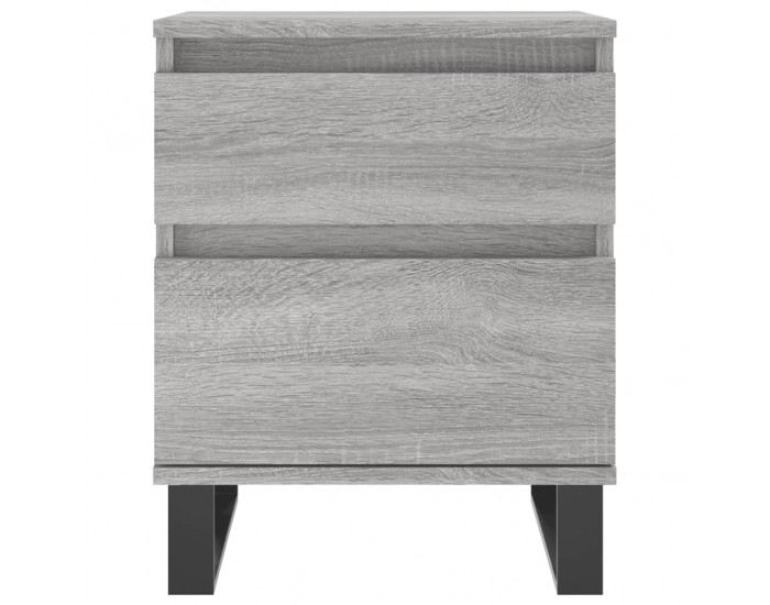 Sonata H Нощни шкафчета 2 бр сив сонома 40x35x50 см инженерно дърво