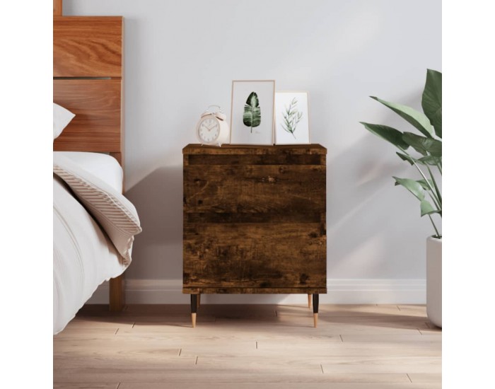 Sonata H Нощно шкафче опушен дъб 40x35x50 см инженерно дърво