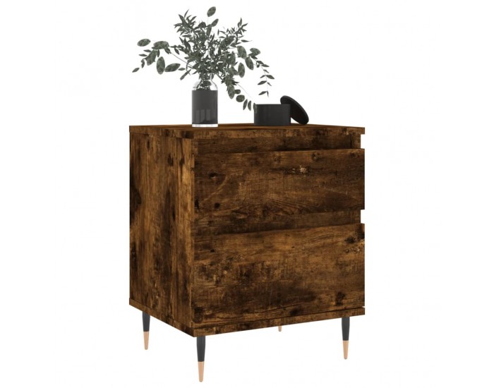 Sonata H Нощно шкафче опушен дъб 40x35x50 см инженерно дърво