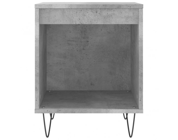 Sonata H Нощни шкафчета 2 бр бетонно сив 40x35x50 см инженерна дървесина