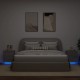 Sonata H Нощни шкафчета с LED, 2 бр, сив сонома, инженерна дървесина