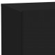 Sonata H Нощно шкафче с LED осветление, черни, 70x36x40,5 см