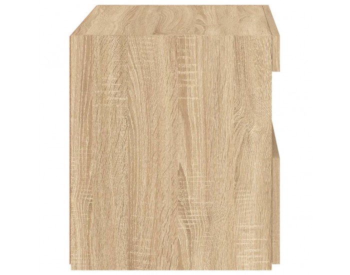 Sonata Noptieră cu lumini LED, stejar sonoma, 50x40x45 cm