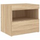 Sonata Noptieră cu lumini LED, stejar sonoma, 50x40x45 cm
