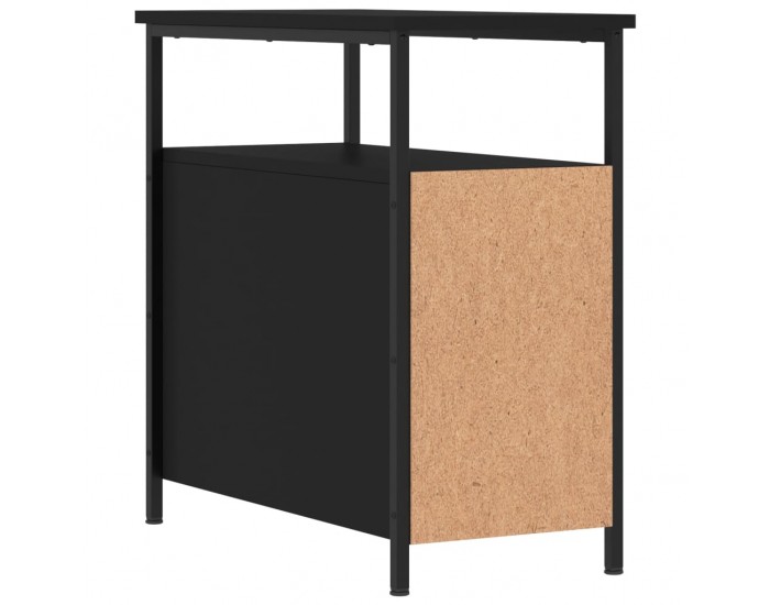 Sonata H Нощно шкафче, черно, 30x60x60 см, инженерно дърво