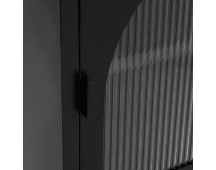 Sonata H Нощни шкафчета 2 бр черни 50x35x60 см стъкло и стомана