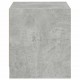 Sonata H Нощни шкафчета със стъклени врати 2 бр бетонно сиво 35x37x42 см