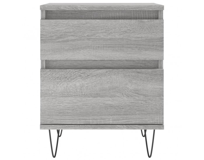Sonata H Нощни шкафчета 2 бр сив сонома 40x35x50 см инженерно дърво