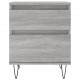 Sonata H Нощни шкафчета 2 бр сив сонома 40x35x50 см инженерно дърво