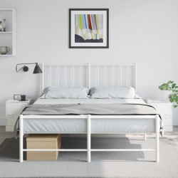 Sonata H Нощни шкафчета, 2 бр, бели, 34,5x39х44 см, стомана - Noptiere