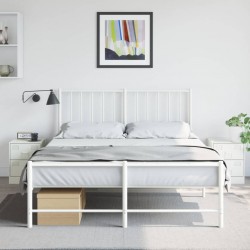 Sonata H Нощни шкафчета, 2 бр, бели, 34,5x39х44 см, стомана - Noptiere