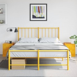 Sonata H Нощни шкафчета, 2 бр, жълти, 34,5x39х44 см, стомана - Noptiere