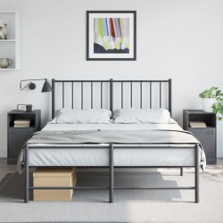 Sonata H Нощни шкафчета, 2 бр, антрацит, 34,5x39x62 см, стомана - Noptiere