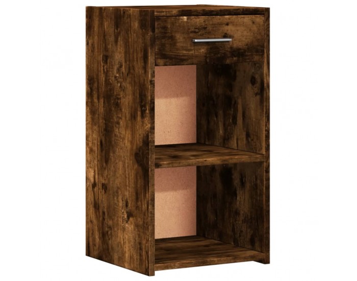 Sonata H Нощни шкафчета 2 бр опушен дъб 35x34x65 см инженерно дърво