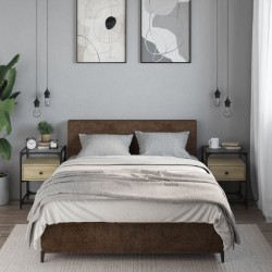 Sonata H Нощни шкафчета 2 бр дъб сонома 40x40x55 см инженерно дърво - Noptiere