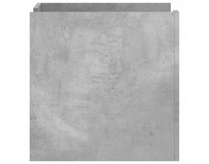 Sonata H Нощно шкафче, бетонно сиво, 45x50x50 см, инженерно дърво