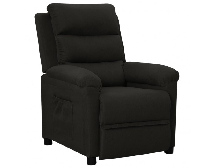 Sonata Fotoliu rabatabil, negru, material textil