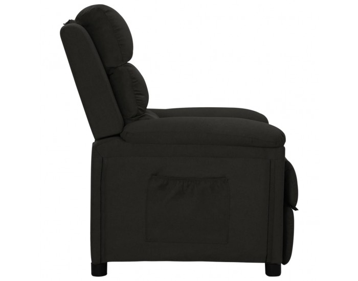 Sonata Fotoliu rabatabil, negru, material textil