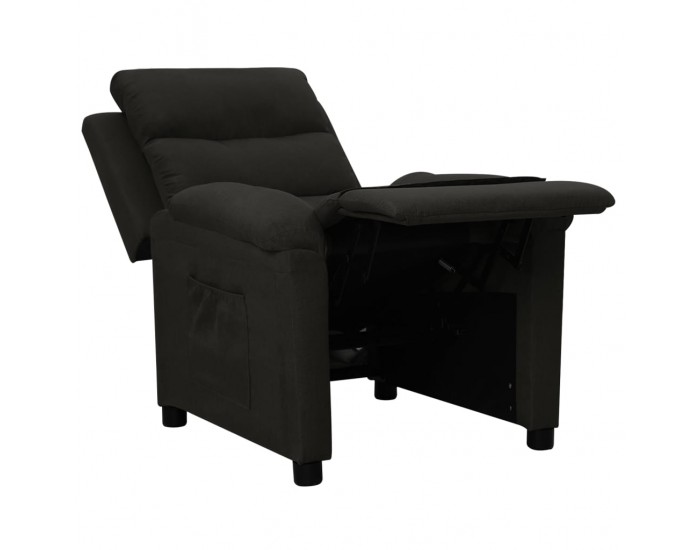 Sonata Fotoliu rabatabil, negru, material textil