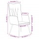 Sonata H Wingback стол, сив, естествена кожа