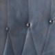 Sonata H Wingback стол, сив, естествена кожа