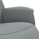 Sonata H Реклайнер стол с поставка за крака, светлосив, плат