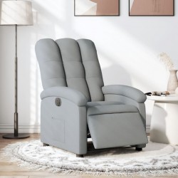 Sonata H Електрически наклоняем стол, светлосив, текстил - Mobilier tapițat