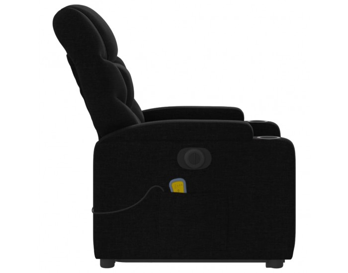 Sonata Fotoliu electric de masaj rabatabil cu ridicare, negru, textil