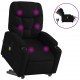 Sonata Fotoliu electric de masaj rabatabil cu ridicare, negru, textil